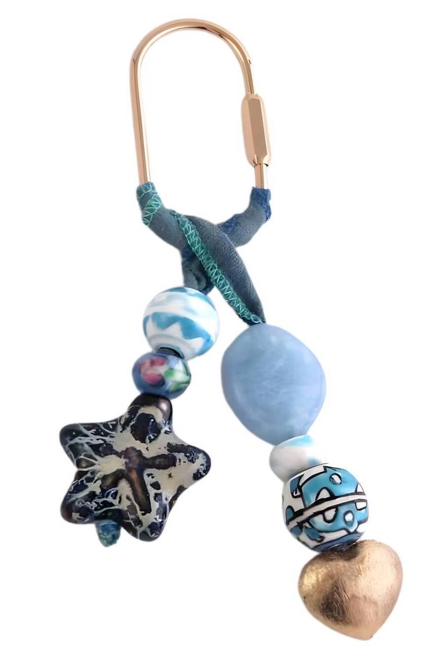 NEW MACRAE & CO women's starfish wonder bag charms in blue